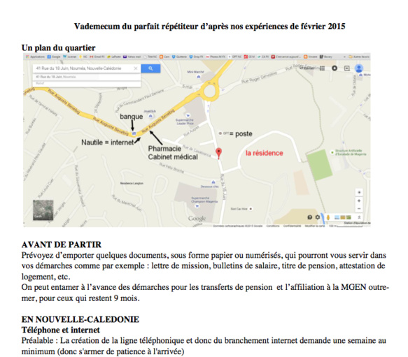 Le vademecum du parfait répétiteur