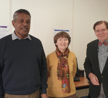 Edouard Hnawia en mission "recrutement" en Métropole