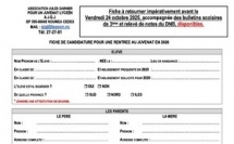 Dossier pour la campagne d'appel à candidatures pour la rentrée 2026